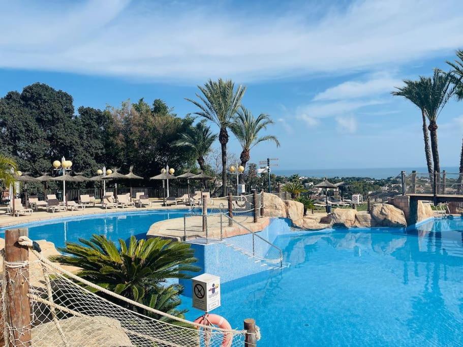Imperial Park - Bungalow Mit Panoramablick Und Schoener Terrasse Calpe Exteriör bild