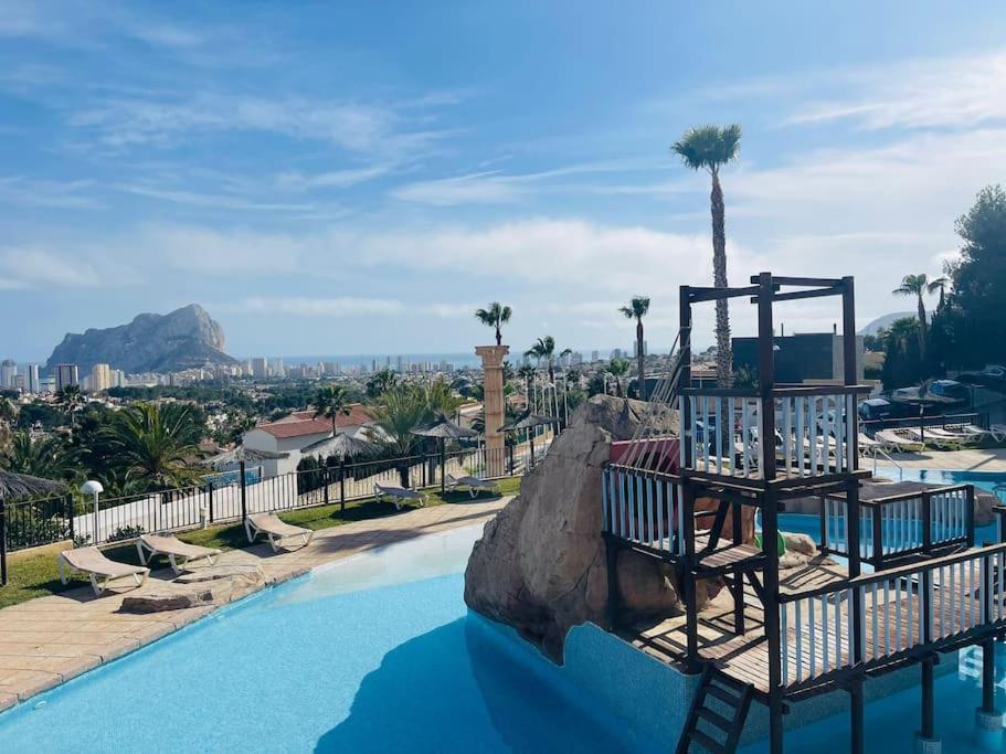 Imperial Park - Bungalow Mit Panoramablick Und Schoener Terrasse Calpe Exteriör bild