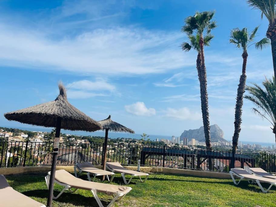 Imperial Park - Bungalow Mit Panoramablick Und Schoener Terrasse Calpe Exteriör bild