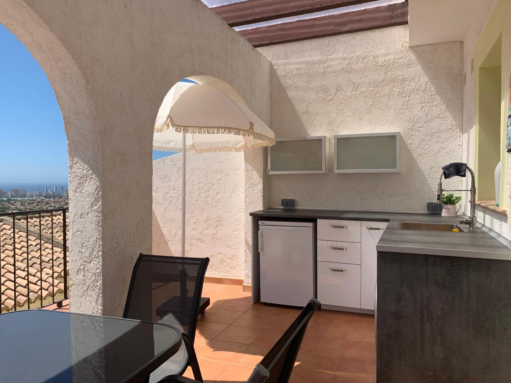 Imperial Park - Bungalow Mit Panoramablick Und Schoener Terrasse Calpe Exteriör bild
