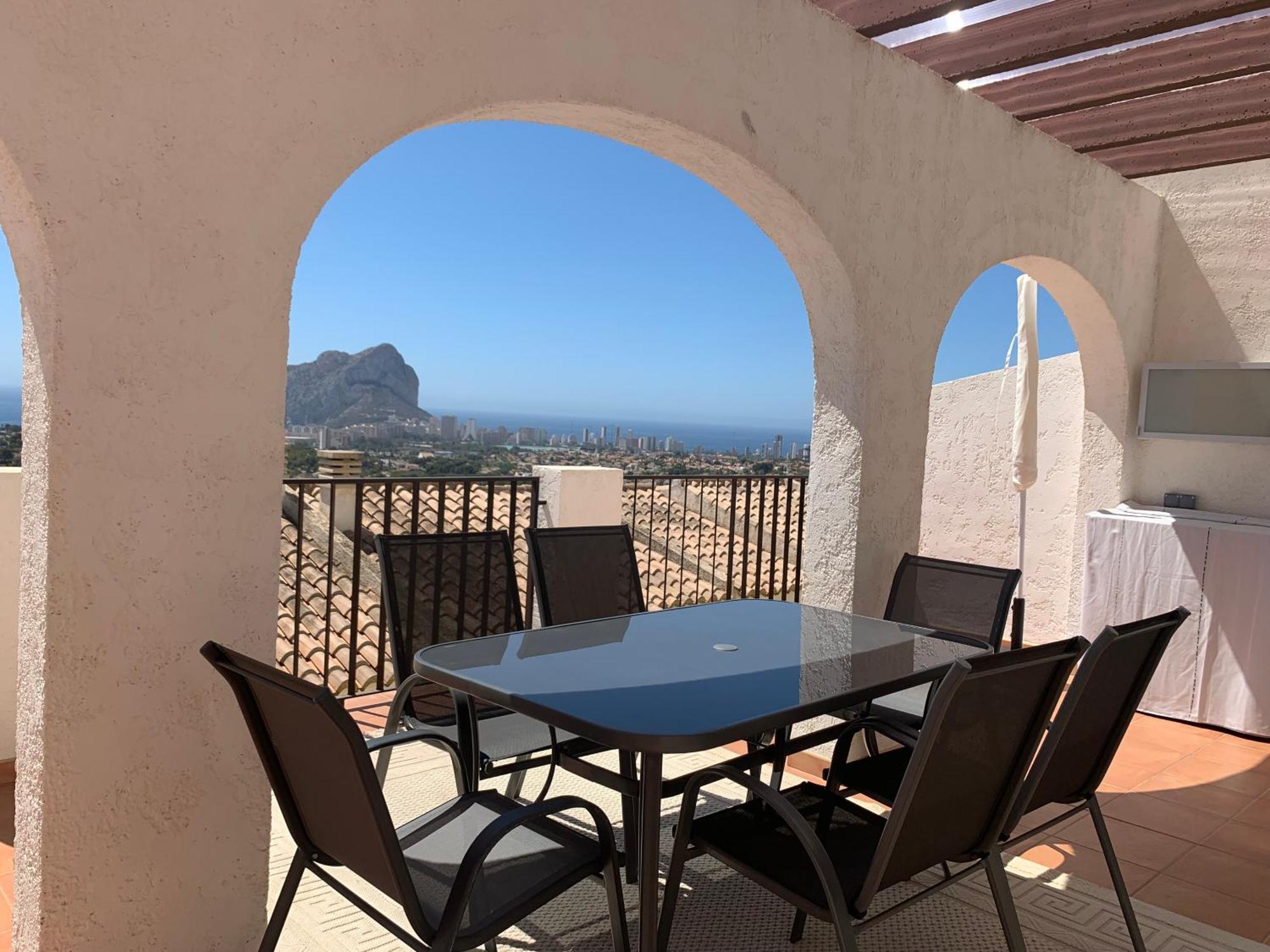 Imperial Park - Bungalow Mit Panoramablick Und Schoener Terrasse Calpe Exteriör bild